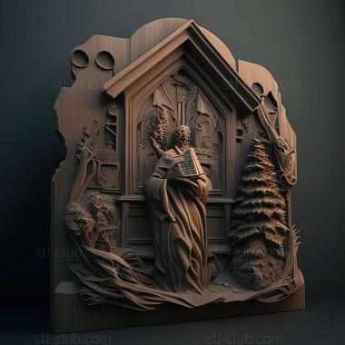 3D модель Алексей Саврасов (STL)